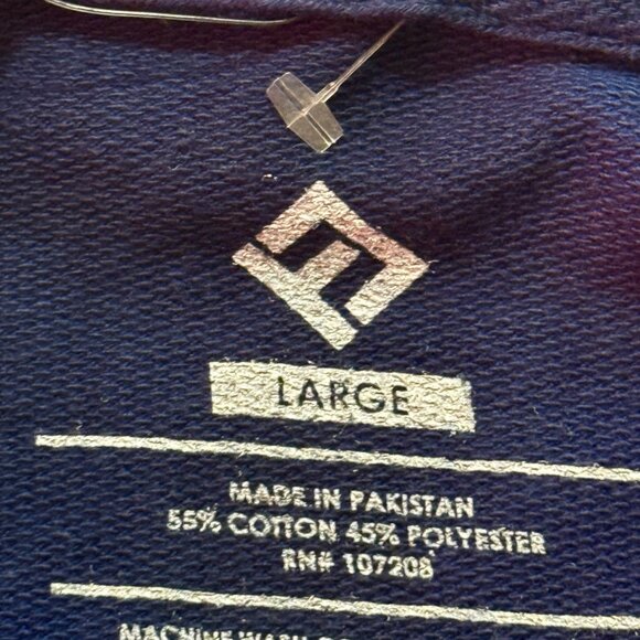 NASA Men's SpaceX DM-2 Navy Hoodie Sweatshirt By H3Sportgear Size Large NWT - Picture 5 of 8